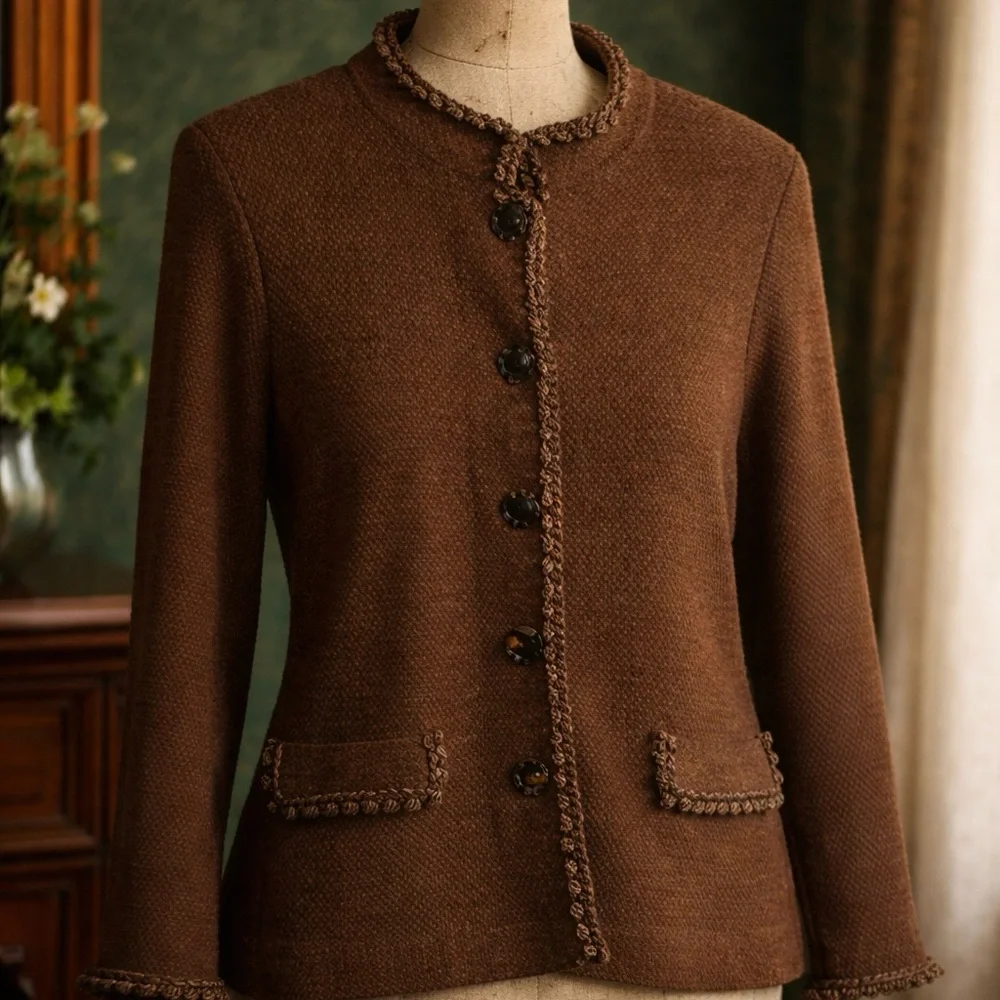 Wool Blazer The Michael Collection Wool Blazer M - Picture 1 of 9